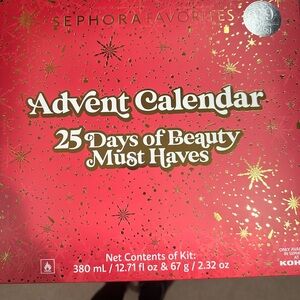 Sephora Advent Calendar in Festive Red and Gold